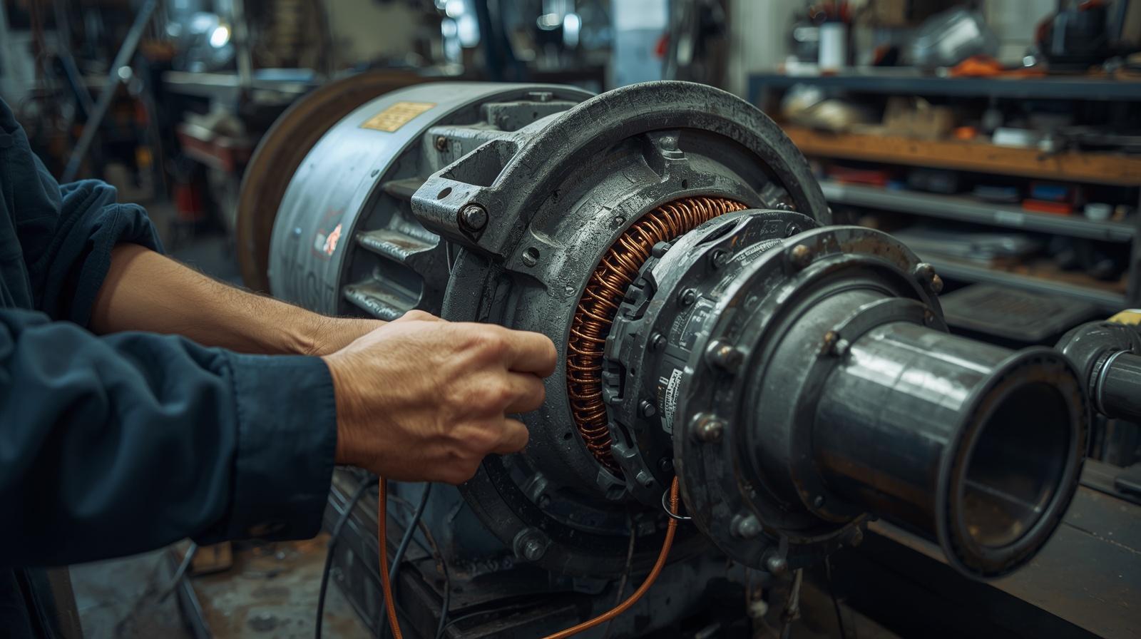 Vinç motoru sarımı ve tamiri